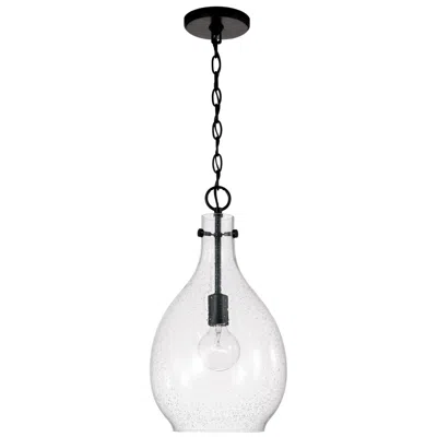 Capital Lighting Capital Brentwood 9 3/4" Wide Matte Black Mini Pendant