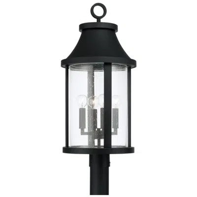 Capital Lighting Capital Bridger 25 3/4"h Black 4-light Outdoor Post Light