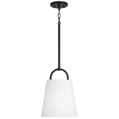 Capital Lighting Capital Brody 10" Wide Matte Black Mini Pendant
