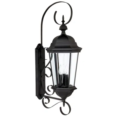 Capital Lighting Capital Carriage House 36" High Black Outdoor Wall Light