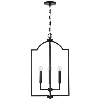 Capital Lighting Capital Carter 16" Wide Matte Black 4-light Foyer Pendant