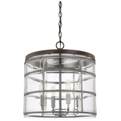 Capital Lighting Capital Colby 15 1/4" Wide Urban Gray 4-light Pendant