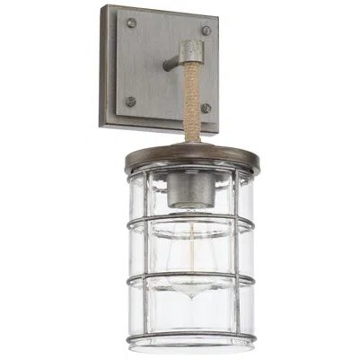 Capital Lighting Capital Colby 15 3/4" High Urban Gray Metal Wall Sconce
