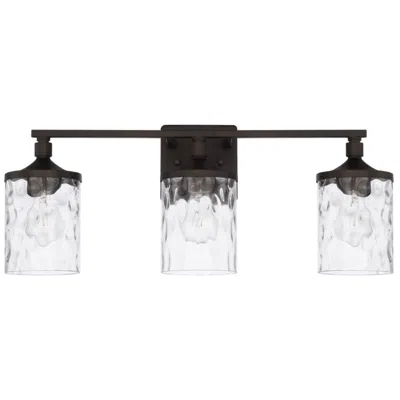 Capital Lighting Capital Colton 24" Wide Bronze 3-light Vanity Bath Light