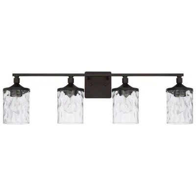 Capital Lighting Capital Colton 33 1/2" Wide Bronze 4-light Bath Light