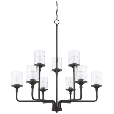 Capital Lighting Capital Colton 38" Wide Matte Black 9-light Chandelier