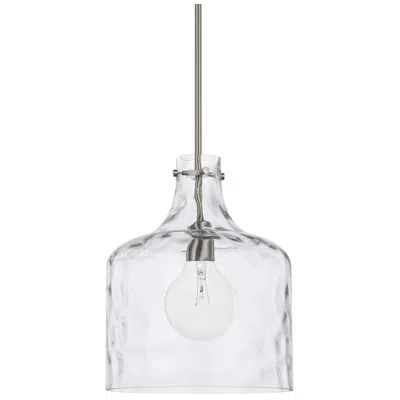 Capital Lighting Capital Crawford 11 3/4" Wide Brushed Nickel Mini Pendant