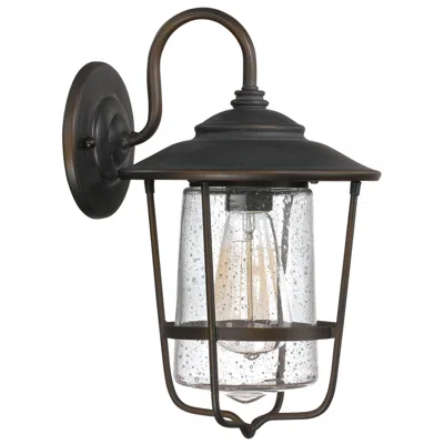 Capital Lighting Capital Creekside 13 1/4" High Old Bronze Outdoor Lantern Wall Light