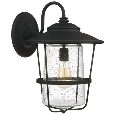 Capital Lighting Capital Creekside 18 1/2" High Black Outdoor Wall Light