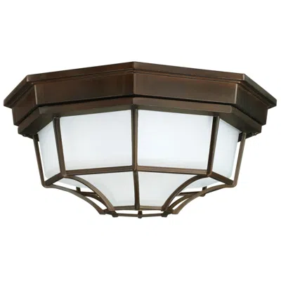 Capital Lighting Capital Davison 11 1/4"w Old Bronze Outdoor Ceiling Light