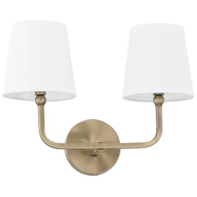 Capital Lighting Capital Dawson 12" High Aged Brass 2-light Wall Sconce