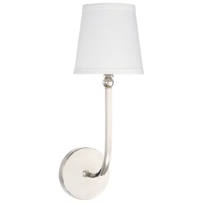 Capital Lighting Capital Dawson 17" High Polished Nickel Metal Wall Sconce
