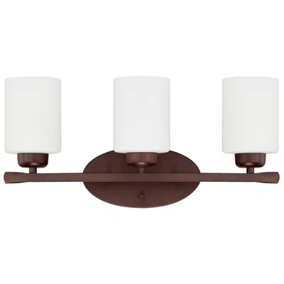 Capital Lighting Capital Dixon 20 1/2" Wide Bronze 3-light Vanity Bath Light