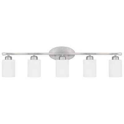 Capital Lighting Capital Dixon 36 3/4" Wide Brushed Nickel 5-light Bath Light