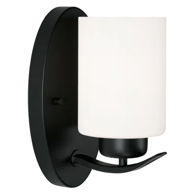 Capital Lighting Capital Dixon 8 1/4" High Matte Black Wall Sconce