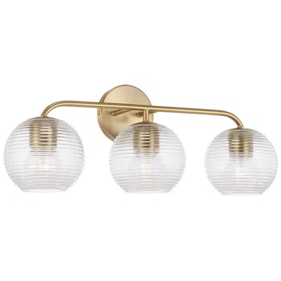 Capital Lighting Capital Dolan 24 1/2" Wide Matte Brass 3-light Bath Light