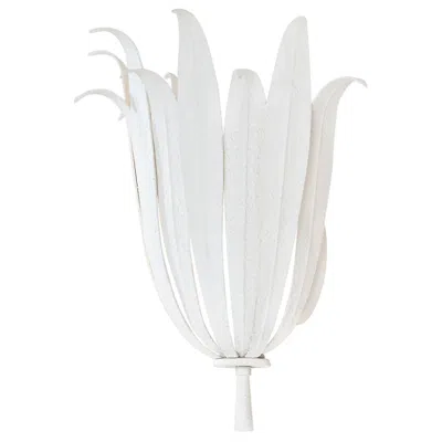 Capital Lighting Capital Eden 13 3/4" High Textured White Wall Sconce