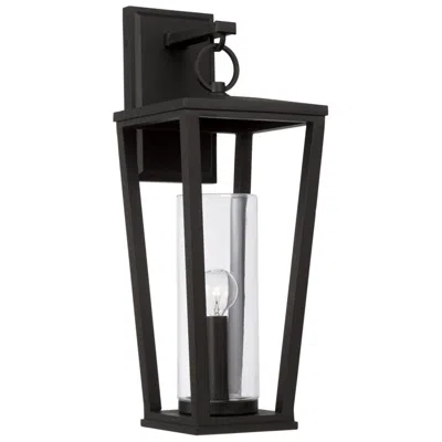 Capital Lighting Capital Elliott 20" High Black Outdoor Lantern Wall Light