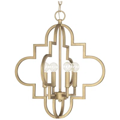 Capital Lighting Capital Ellis 18" Wide Brushed Gold 4-light Pendant