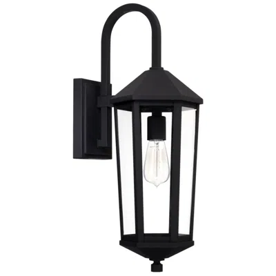 Capital Lighting Capital Ellsworth 23"h Black Downbridge Outdoor Wall Light