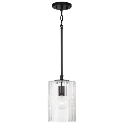 Capital Lighting Capital Emerson 7" Wide Matte Black Mini Pendant