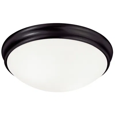 Capital Lighting Capital Hansen 12 1/2" Wide Matte Black Ceiling Light