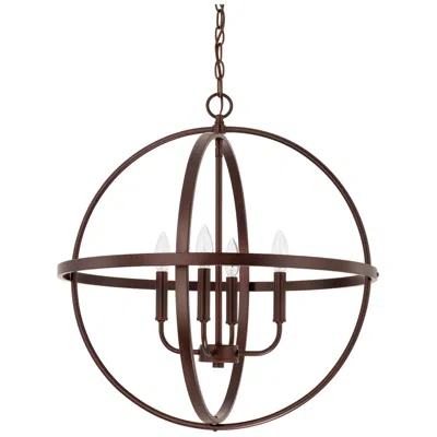 Capital Lighting Capital Hartwell 23" Wide Bronze 4-light Pendant
