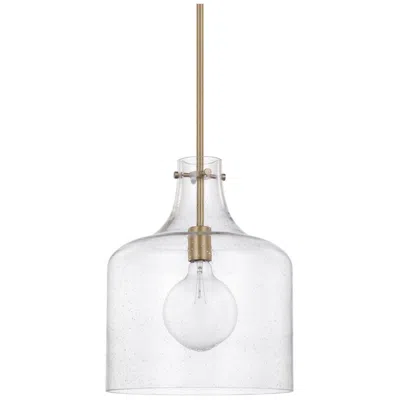 Capital Lighting Capital Homeplace 11 3/4" Wide Aged Brass Mini Pendant Light