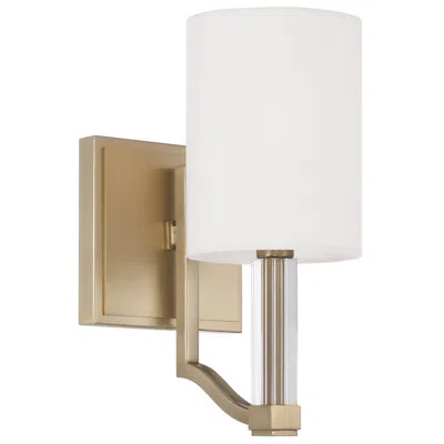 Capital Lighting Capital Ingrid 10 1/2" High Matte Brass Wall Sconce