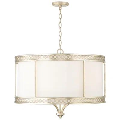 Capital Lighting Capital Isabella 26" Wide Winter Gold Drum Pendant Light
