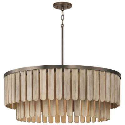 Capital Lighting Capital Jada 30" Wide Dark Brass 2-layer Pendant Light