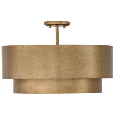 Capital Lighting Capital Jude 21" Wide Mystic Luster 4-light Pendant In Gold