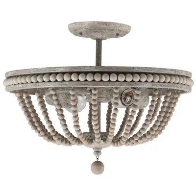 Capital Lighting Capital Kayla 15 1/2" Wide Mystic Sand Ceiling Light