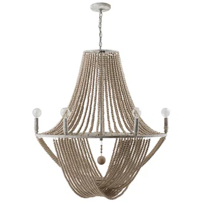 Capital Lighting Capital Kayla 28 1/2" Wide Mystic Sand 6-light Chandelier