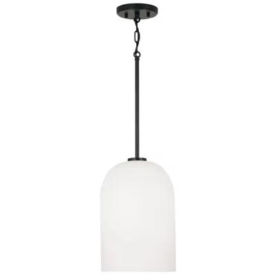 Capital Lighting Capital Lawson 8 3/4" Wide Matte Black Mini Pendant