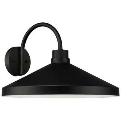 Capital Lighting Capital Lofton 11 1/2" High Black Outdoor Barn Wall Light