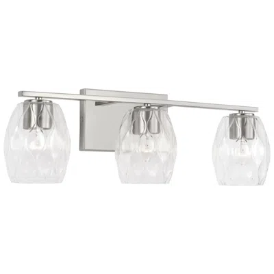 Capital Lighting Capital Lucas 24" Wide Brushed Nickel 3-light Bath Light