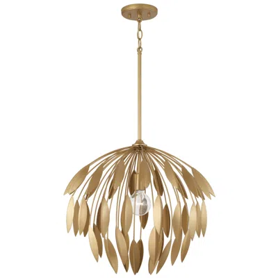 Capital Lighting Capital Margeaux 20" Wide Bufted Gold Metal Pendant Light