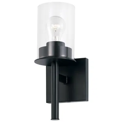 Capital Lighting Capital Mason 13" High Matte Black Wall Sconce