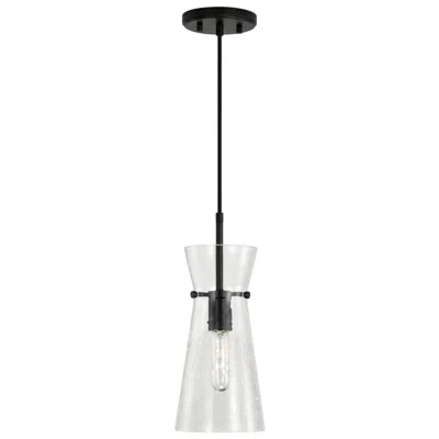 Capital Lighting Capital Mila 6" Wide Matte Black Mini Pendant