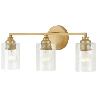 Capital Lighting Capital Milan 23" Wide Capital Gold 3-light Bath Light