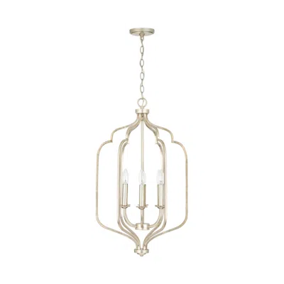 Capital Lighting Capital Ophelia 18" Wide Winter Gold 6-light Foyer Pendant