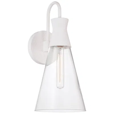Capital Lighting Capital Paloma 16 1/4" High Textured White Wall Sconce