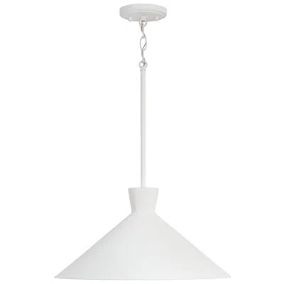 Capital Lighting Capital Paloma 17 3/4" Wide Textured White Pendant Light
