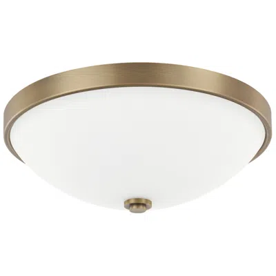 Capital Lighting Capital Perkins 12 1/2" Wide Aged Brass Bowl Ceiling Light