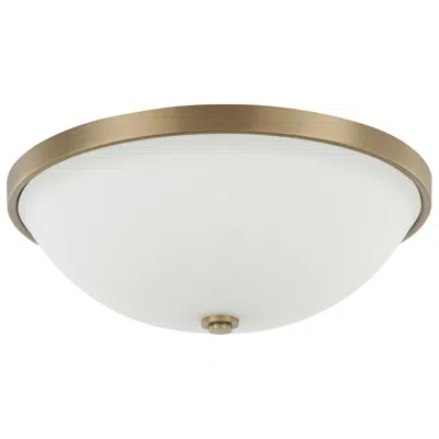 Capital Lighting Capital Perkins 14 3/4" Wide Aged Brass Ceiling Light