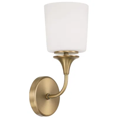 Capital Lighting Capital Presley 13 3/4" High Aged Brass Wall Sconce