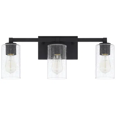 Capital Lighting Capital Ravenwood 23"w Black Iron 3-light Vanity Bath Light