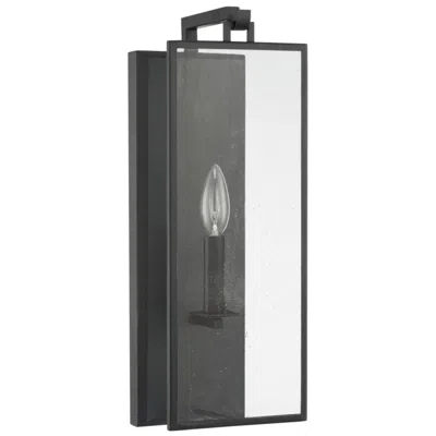 Capital Lighting Capital Rylann 17 1/4" High Matte Black Metal Wall Sconce