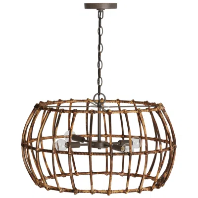 Capital Lighting Capital Sanibel 23 1/2" Wide Nordic Gray 4-light Pendant